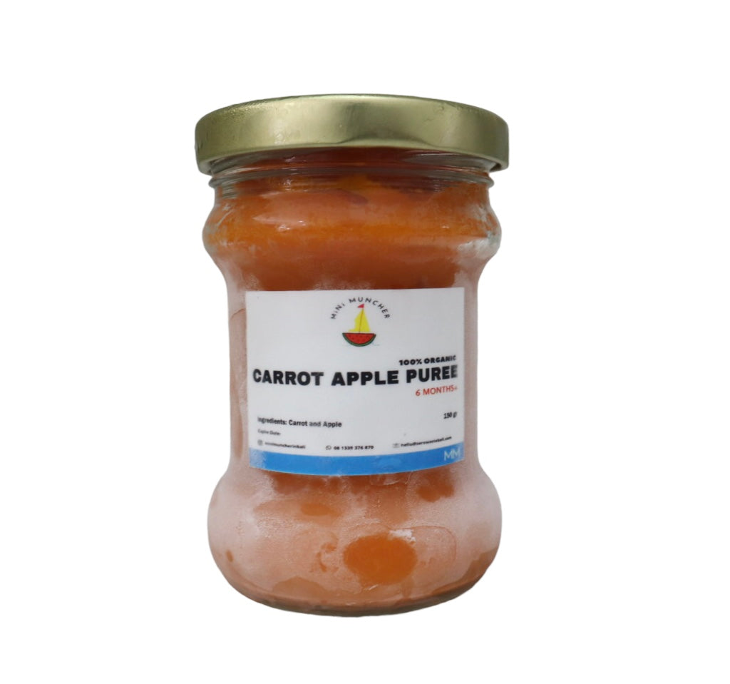 Organic Smooth Carrot Apple Baby Food Puree / Each