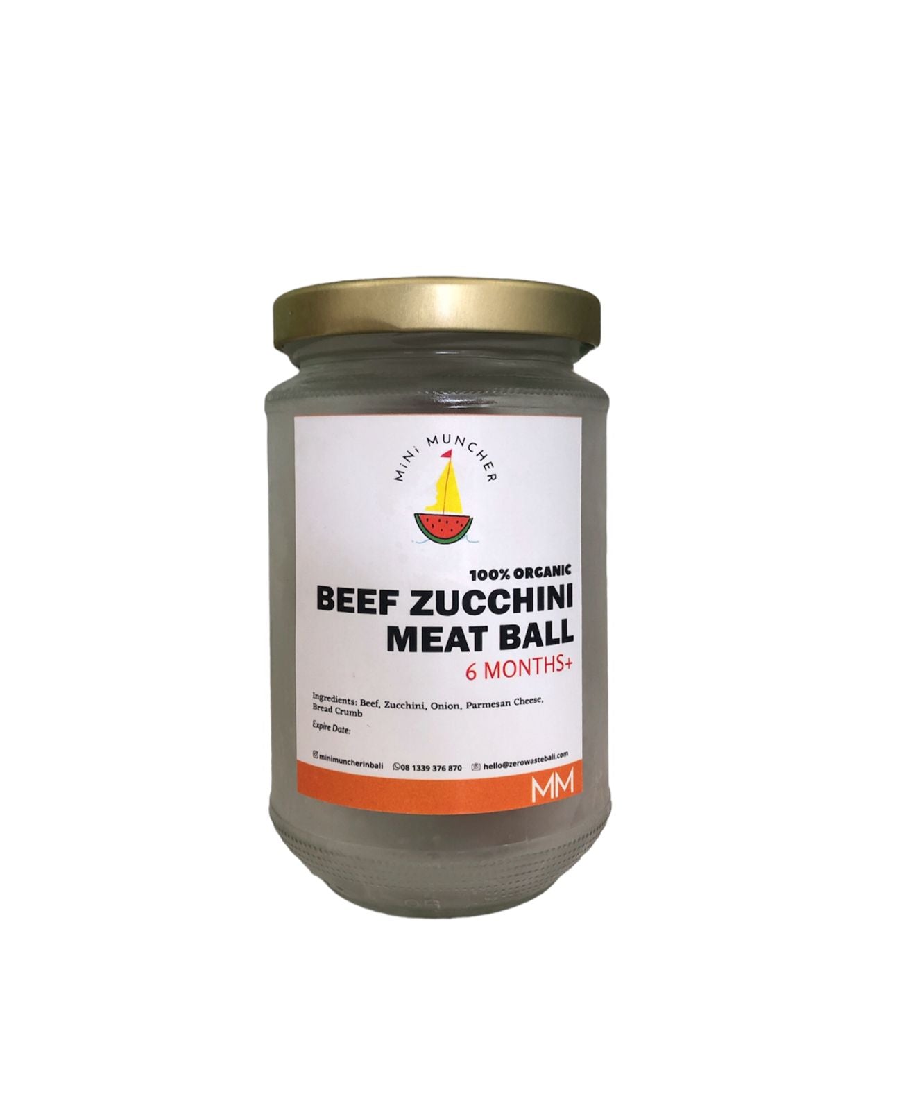 Beef Zucchini Meat Ball Baby Food / Each