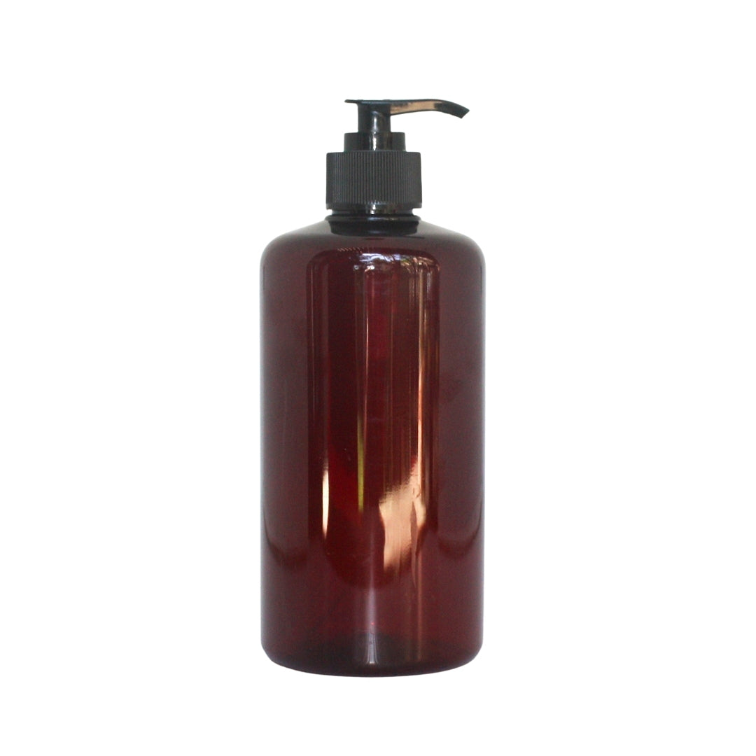Pet Brown with Pump 500ml