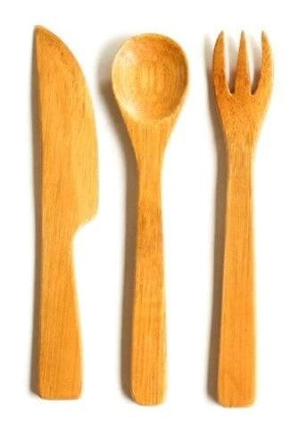 Bamboo cutlery / set
